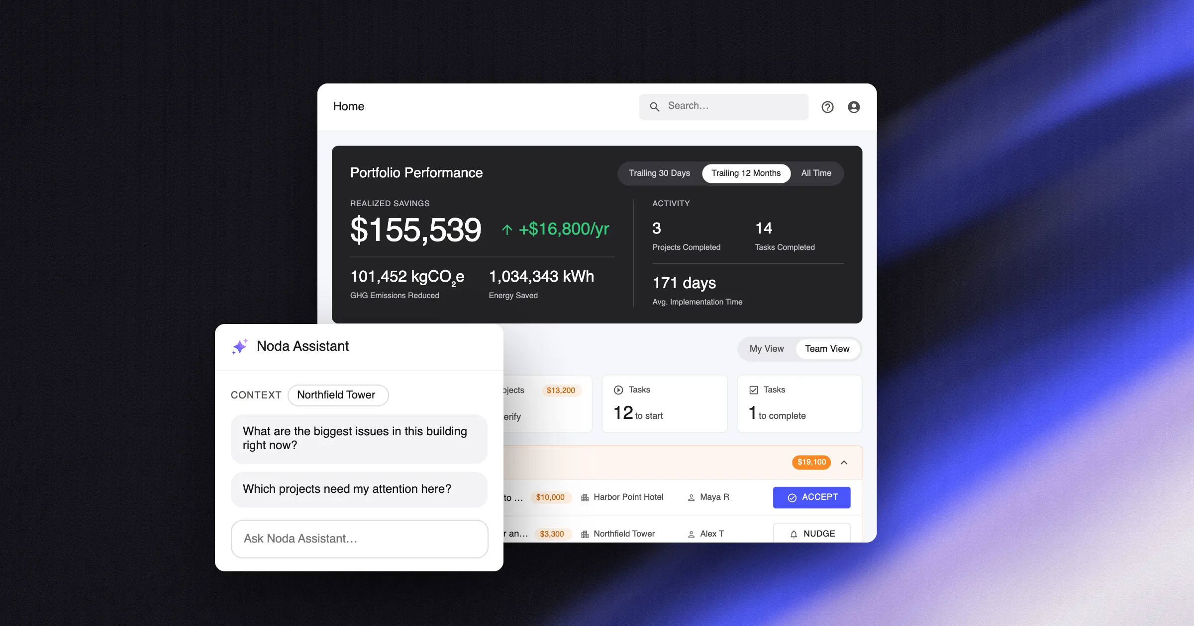 Noda Launches Noda Assistant and Command Center to Turn AI Insights Into Action for Building Teams